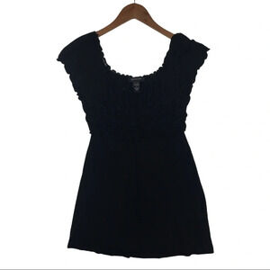 WS635 SPENSE Designer Trendy Ruffled Blouse Top S